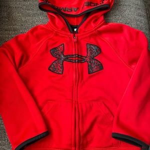 Boys under Armour zip up hoodie